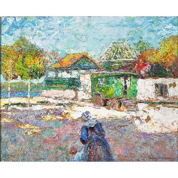 Untitled Oil Painting by Victor Charreton