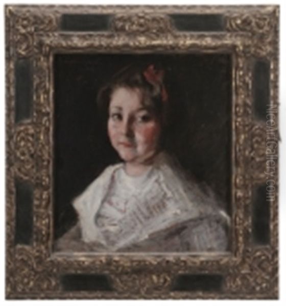 Dorothy (the Artist's Daughter) Oil Painting by William Merritt Chase