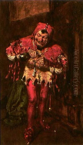 The Jester Oil Painting by William Merritt Chase