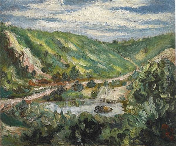 Tai Lake Oil Painting by Chen Cheng-Po