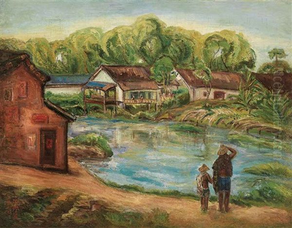 Summer Morning Oil Painting by Chen Cheng-Po