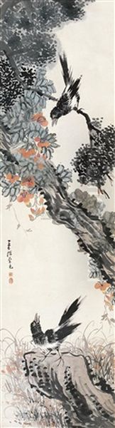 Birds Oil Painting by  Chen Chongguang