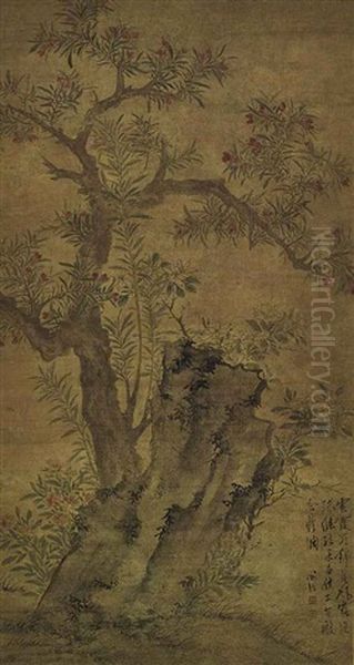 Blossoming Flowers Oil Painting by Chen Chun