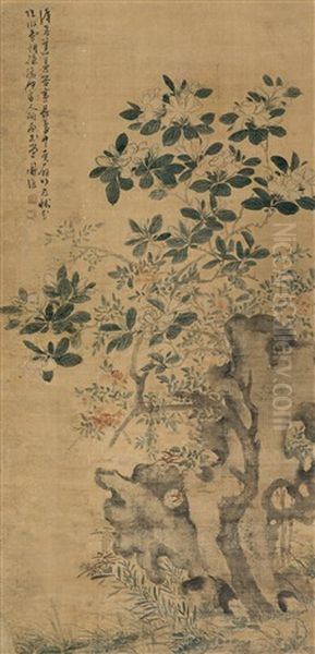 Plants And Flowers Oil Painting by Chen Chun