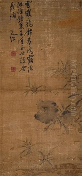 Punica Oil Painting by Chen Chun