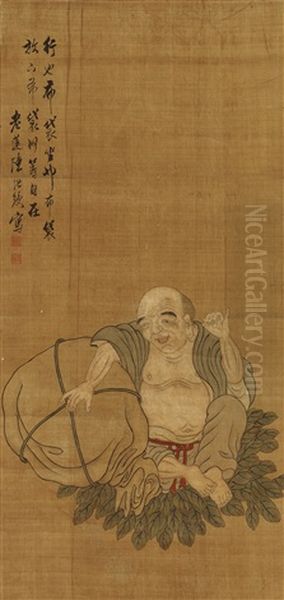 Budai Oil Painting by Chen Hongshou