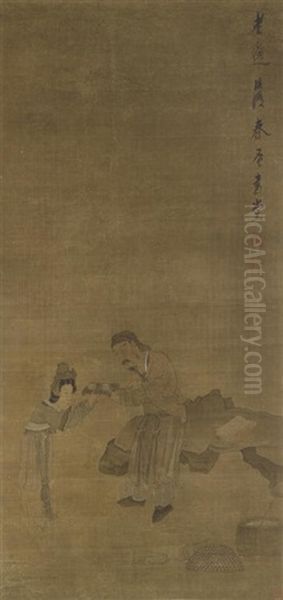 Figures Oil Painting by Chen Hongshou