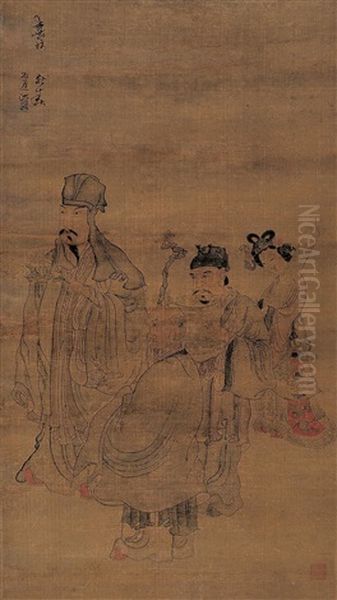 Figure Oil Painting by Chen Hongshou