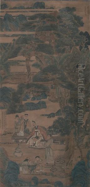 Landscape Oil Painting by Chen Hongshou