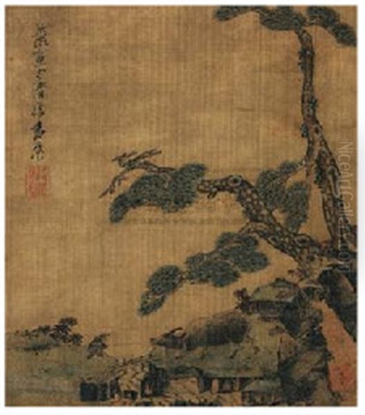 Landscape Oil Painting by Chen Hongshou