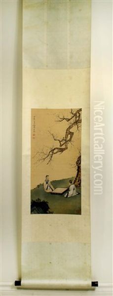 Chinese Painting Oil Painting by Chen Shaomei