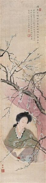 Lady Oil Painting by Chen Shaomei