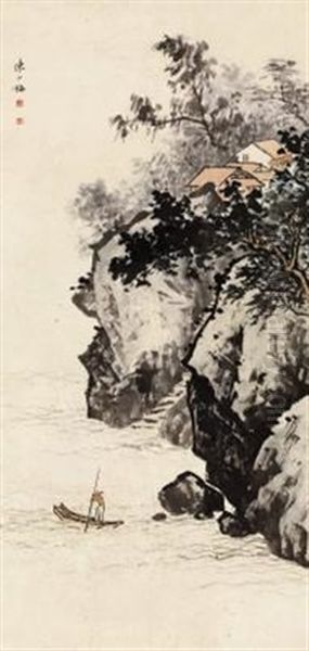 Ferry Oil Painting by Chen Shaomei