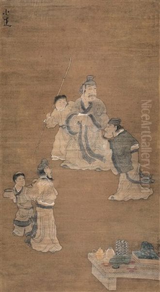 Figures Oil Painting by  Chen Zi