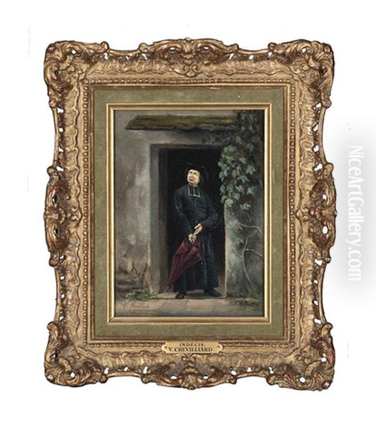 Indecis Oil Painting by Vincent J.-Baptiste Chevilliard