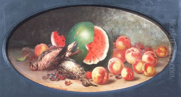 Naturaleza Muerta Oil Painting by Epaminondas Chiama