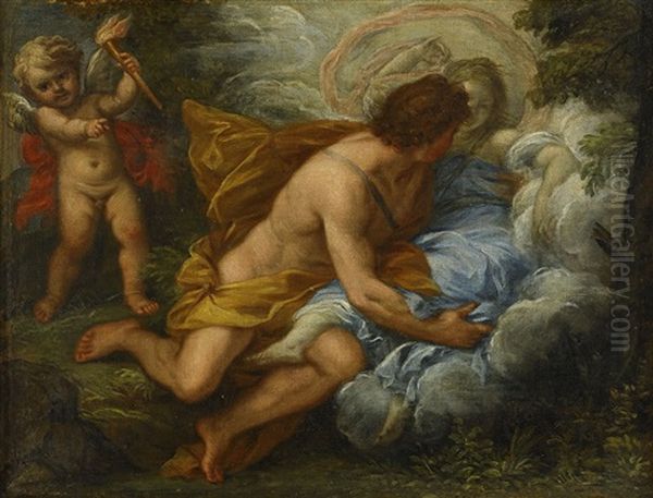 Diana Och Endymion Oil Painting by Giuseppe Bartolomeo Chiari