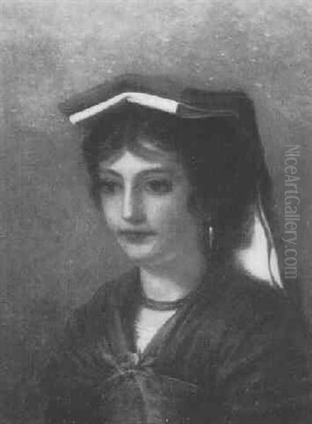 At The Portal Oil Painting by Giacomo Di Chirico