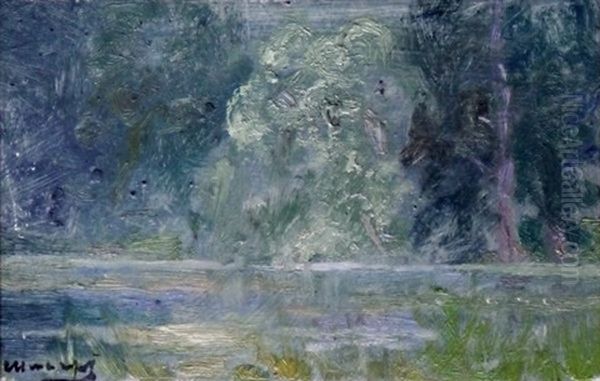 Femmes Au Bord Du Lac Oil Painting by Pavel Dmitrievitch Chmarov