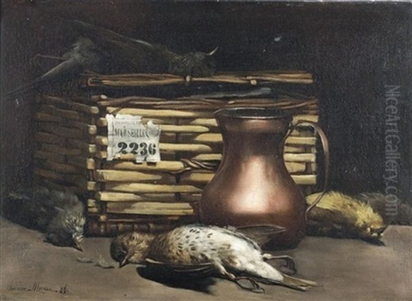 Jagdstillleben Oil Painting by Paul-Charles Chocarne-Moreau
