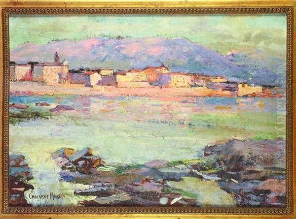 Paysage Mediterraneen Oil Painting by Paul-Charles Chocarne-Moreau