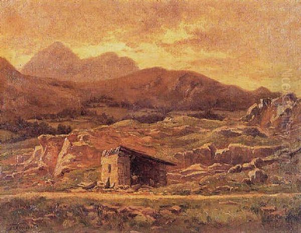 Campina Oil Painting by Jean-Felix-Clement Choisnard