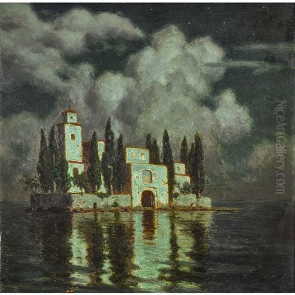 Die Insel Oil Painting by Ivan Fedorovich Choultse