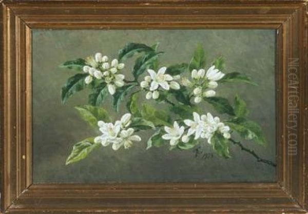Branch In Bloom Oil Painting by Anthonie, Anthonore Christensen