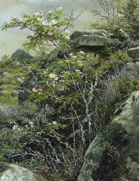 Hunderoser Oil Painting by Anthonie, Anthonore Christensen