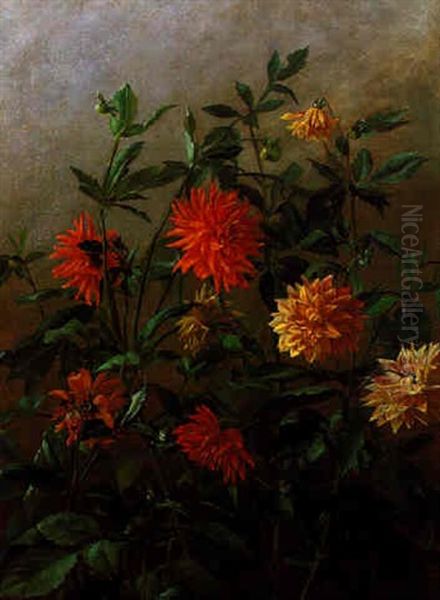 Blumenstuck Oil Painting by Anthonie, Anthonore Christensen