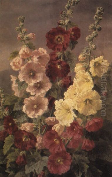 Stokroser Oil Painting by Anthonie, Anthonore Christensen