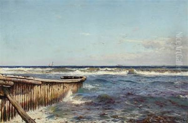 Sogang Mod Land Oil Painting by Godfred B.W. Christensen