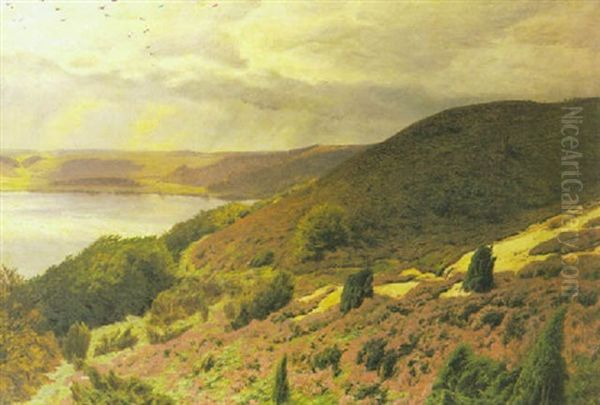 Paesaggio Oil Painting by Godfred B.W. Christensen