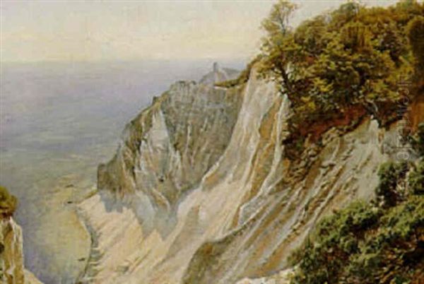 Parti Fra Mons Klint Oil Painting by Godfred B.W. Christensen