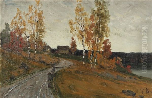 Morning Oil Painting by Fanny Churberg