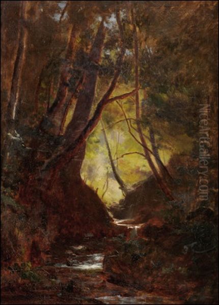 Metsanhamara Oil Painting by Fanny Churberg