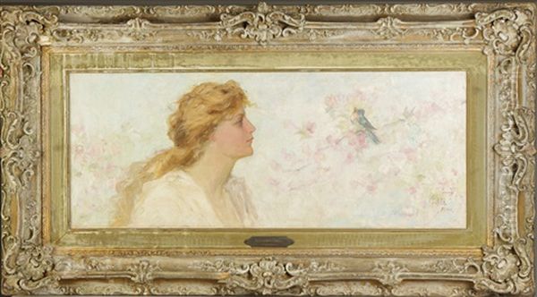 A Spring Song Oil Painting by Frederick Stuart Church