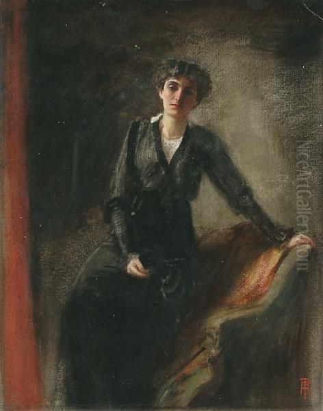 Portrait Of Gladys Beattie-crozier Oil Painting by Percy Anderson