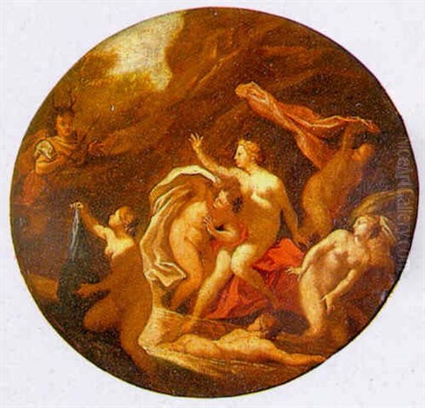 Diana Y Acteon Oil Painting by Carlo Cignani