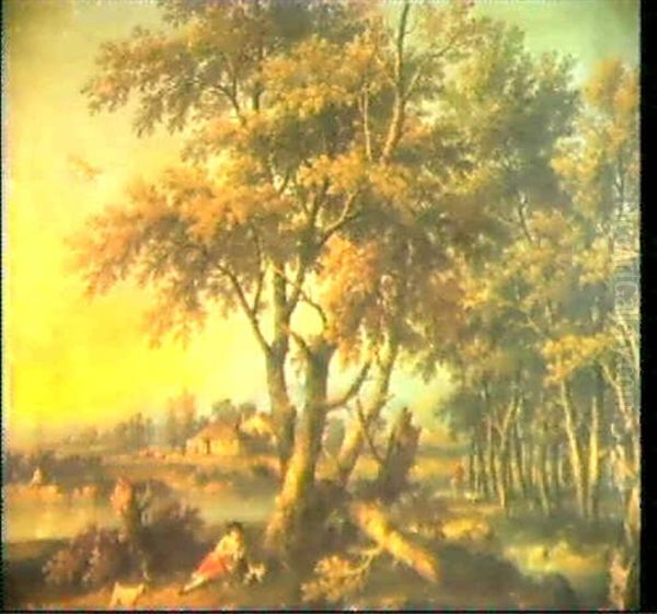 Paysages Oil Painting by Giovanni Battista Cimaroli