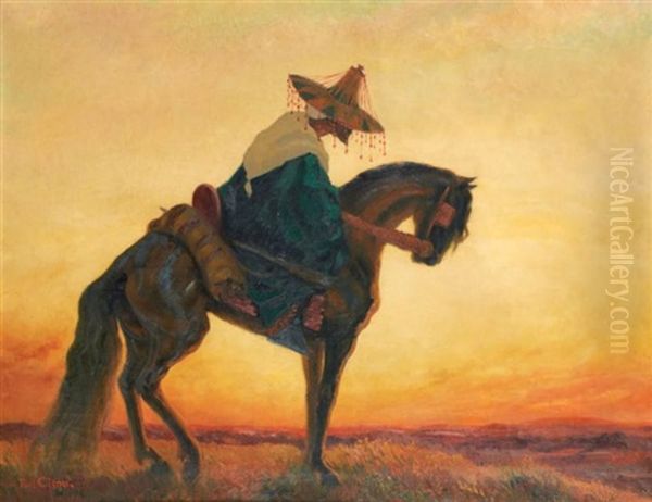 Cavalier Du Rif Oil Painting by Paul Cirou