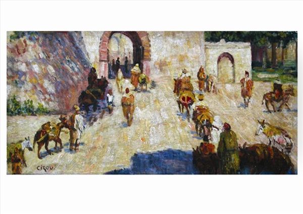 Tetouan Oil Painting by Paul Cirou