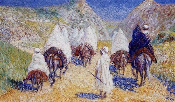 La Mariee Sur La Route Oil Painting by Paul Cirou