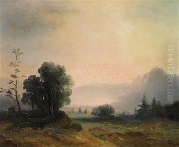 Peyzaj Oil Painting by Migirdich Civanian