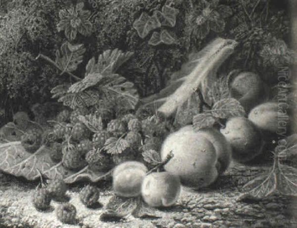 Still Lifes With Fruit Oil Painting by Oliver Clare