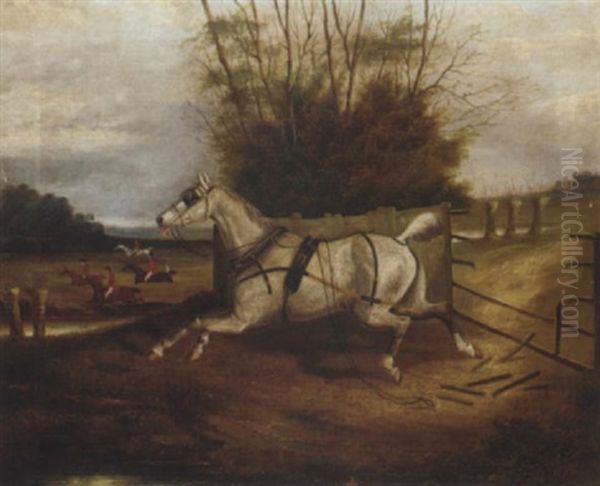 The Runaway Oil Painting by James Clark