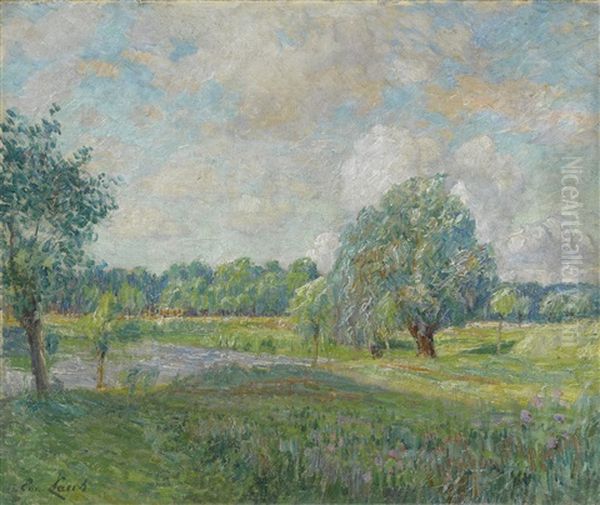 Le Saule Oil Painting by Emile Claus