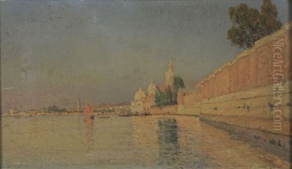 Venise Oil Painting by Marie Joseph Leon Clavel Iwill