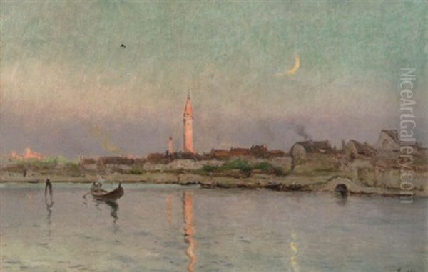 Bord De Mer Oil Painting by Marie Joseph Leon Clavel Iwill