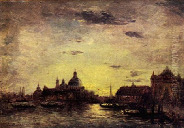 Venedig In Der Abenddammerung Oil Painting by Marie Joseph Leon Clavel Iwill